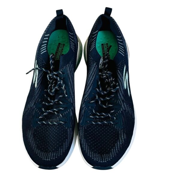 Skechers Go Run Air Blue Lace Up Skech-Air Athletic Sneakers. 10. - Picture 2 of 9